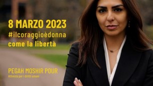 #ilcoraggioèdonna, per l'8 marzo campagna istituzionale dedicata a Mahsa Amini
