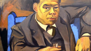 Corrado Alvaro in un ritratto di Renato Guttuso del 1946