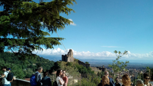 Veduta di Lamezia Terme-Nicastro dalla chiesa delle Cucchiarelle