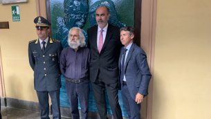 Inaugurata in Questura parete scultorea con Falcone e Borsellino