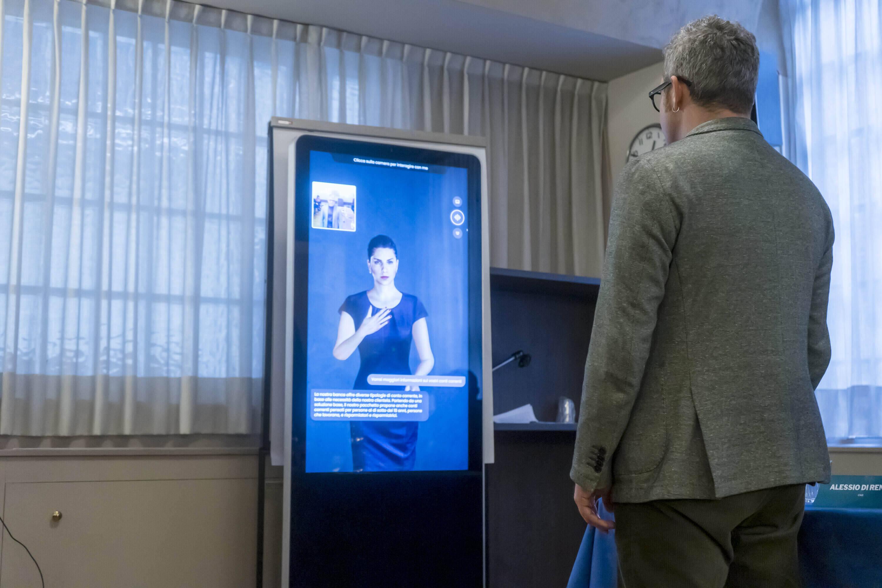 Innovazione, nasce il primo avatar che 'parla' la lingua dei segni italiana