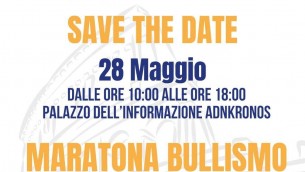 Insieme contro disagio giovanile, il 28 maggio 'Maratona' contro il bullismo