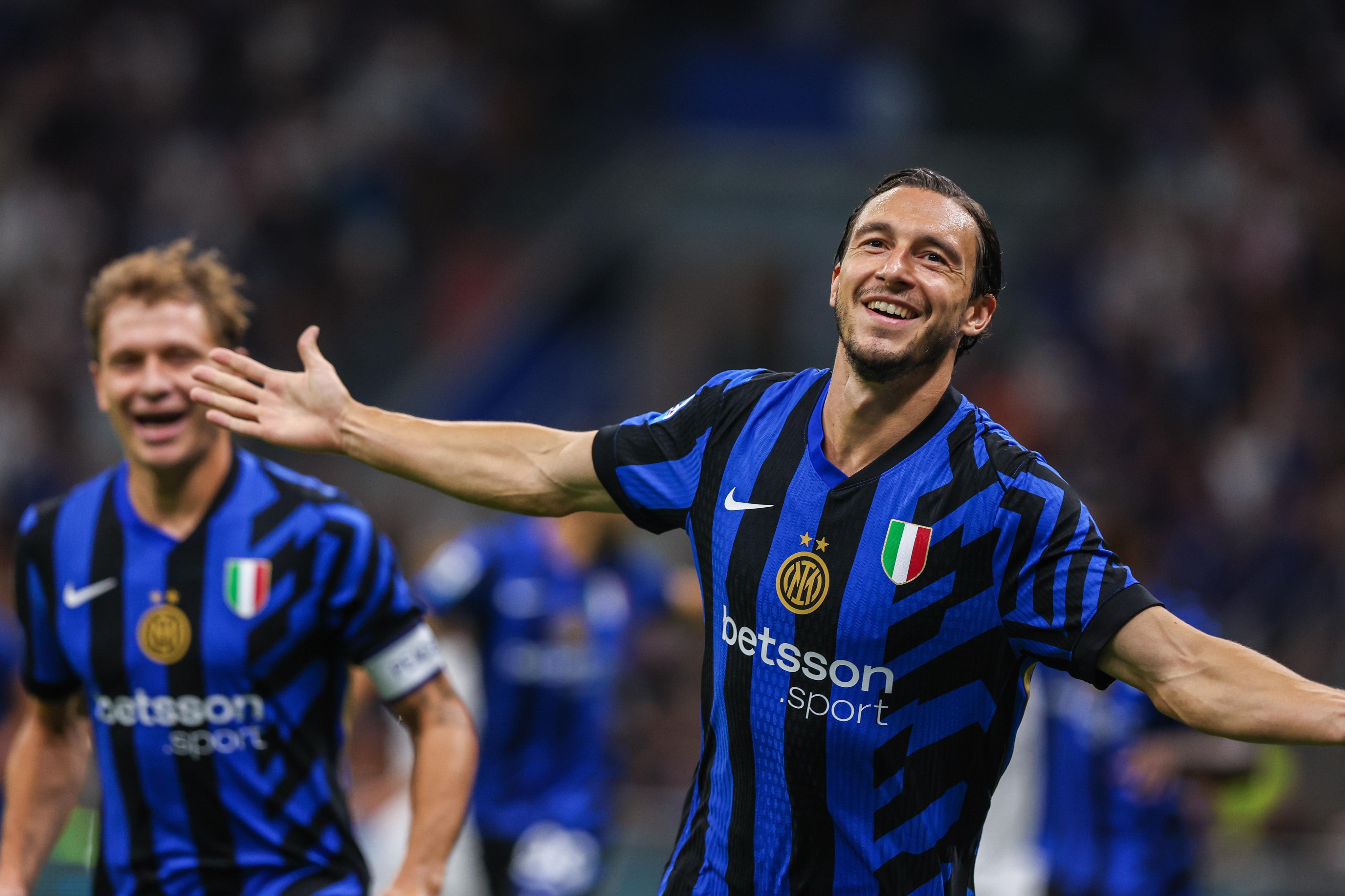 Inter-Lecce 2-0, gol di Darmian e Calhanoglu
