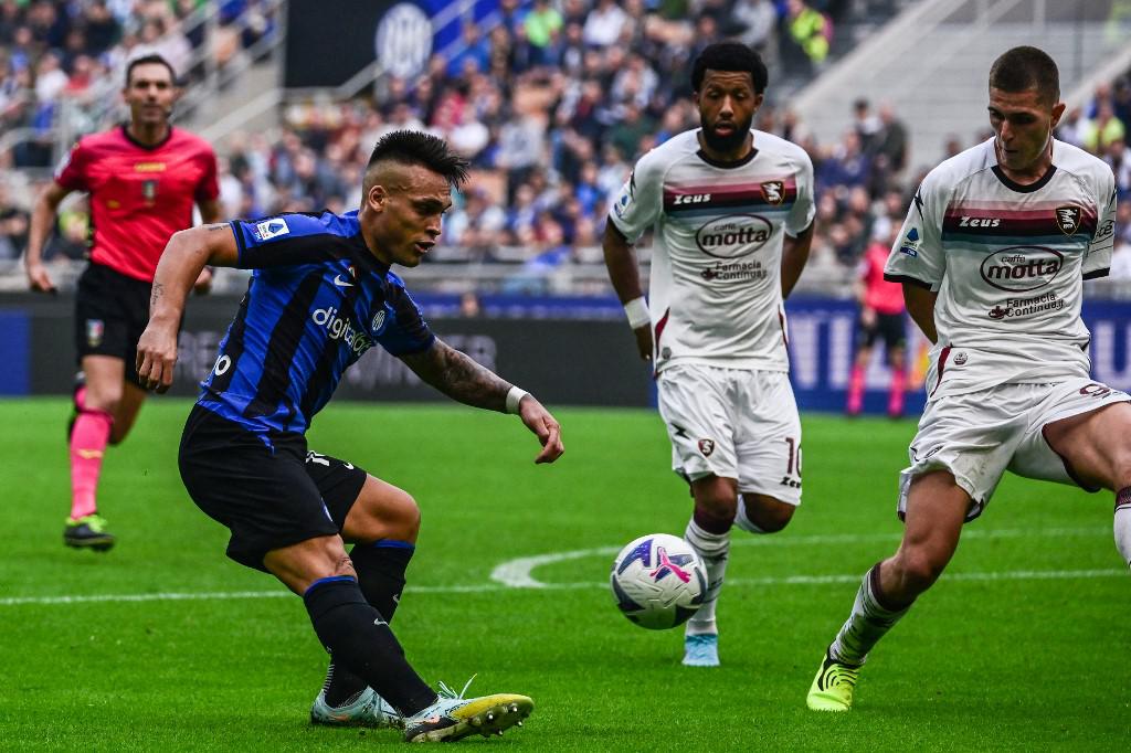 Inter-Salernitana 2-0, gol di Lautaro e Barella