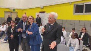 Internazionali, l'arrivo di Sergio Mattarella al Foro - Video