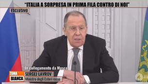 Intervista Lavrov, Mosca a Draghi: "Politici italiani ingannano opinione pubblica"