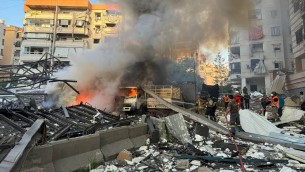 Israele bombarda edificio a Beirut: "Ospitava strutture Hezbollah"