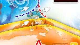 Italia divisa dall'anticiclone, meteo weekend 22-23 maggio