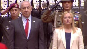 Italia-Israele, Meloni riceve Netanyahu a Palazzo Chigi