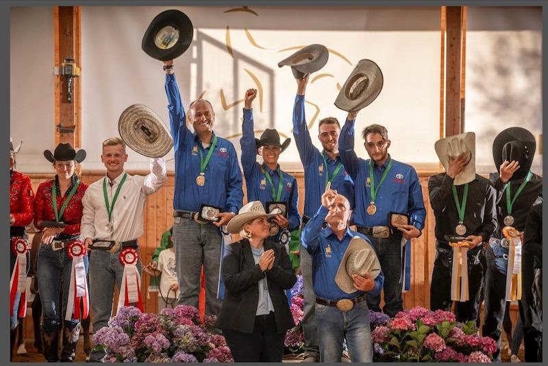Italia paese di cowboy: un oro e due argenti ai mondiali di Reining in Svizzera