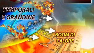 Italia spaccata in due, settimana tra pioggia e caldo: ecco dove
