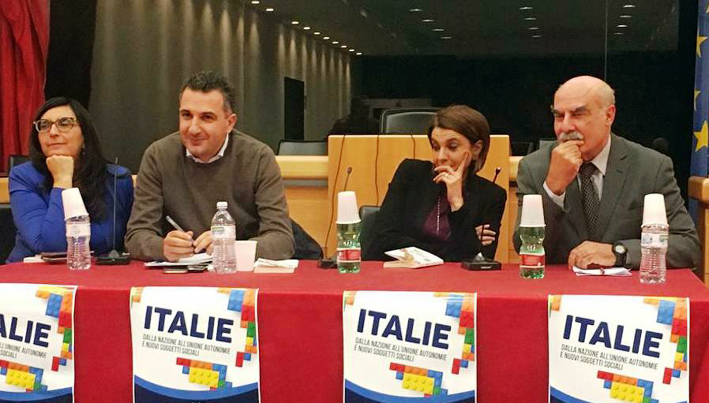 Greco e Ferraro in una recente presentazione
del loro libro