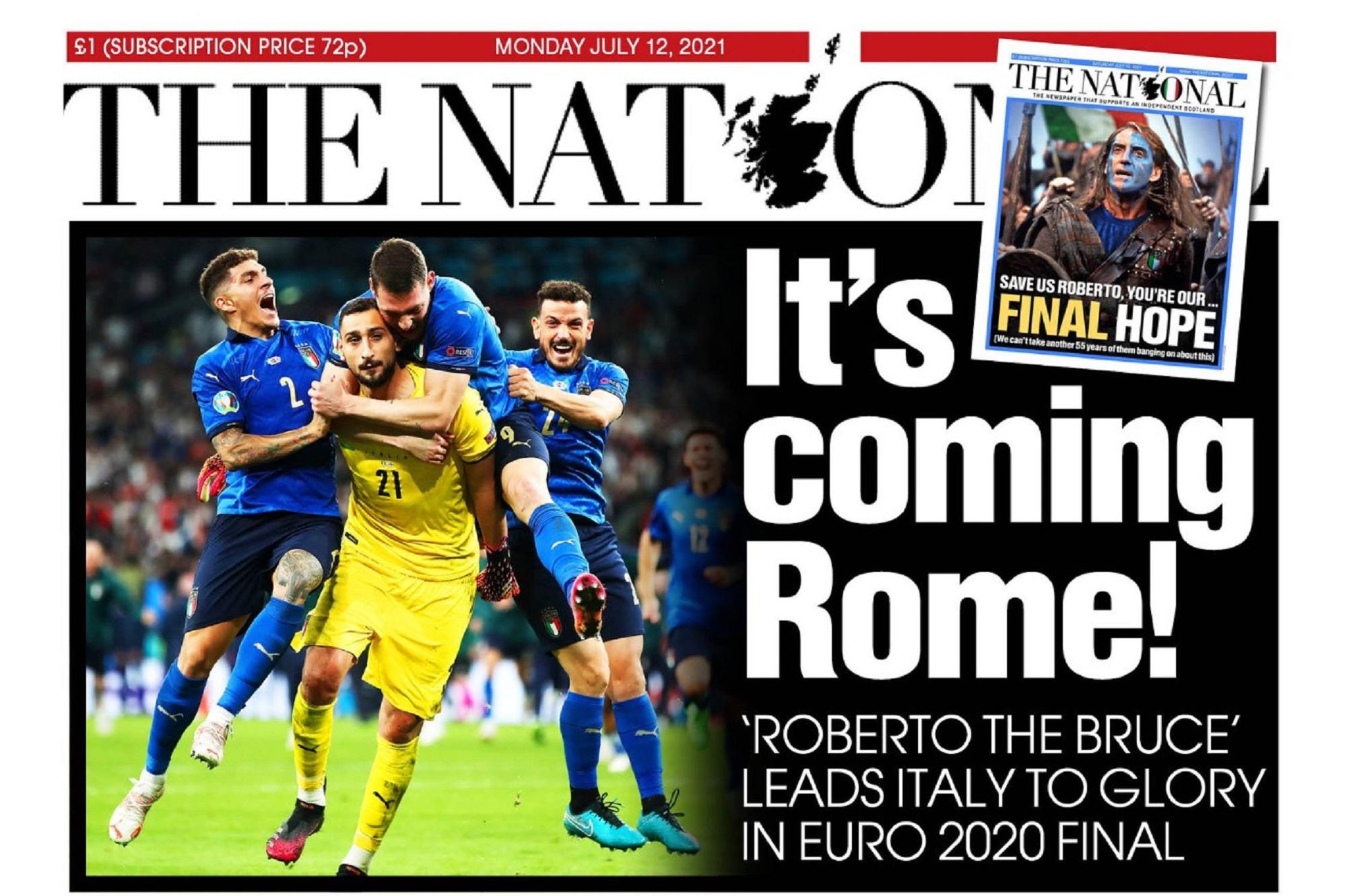 "It’s coming Rome", così gli scozzesi festeggiano gli Azzurri