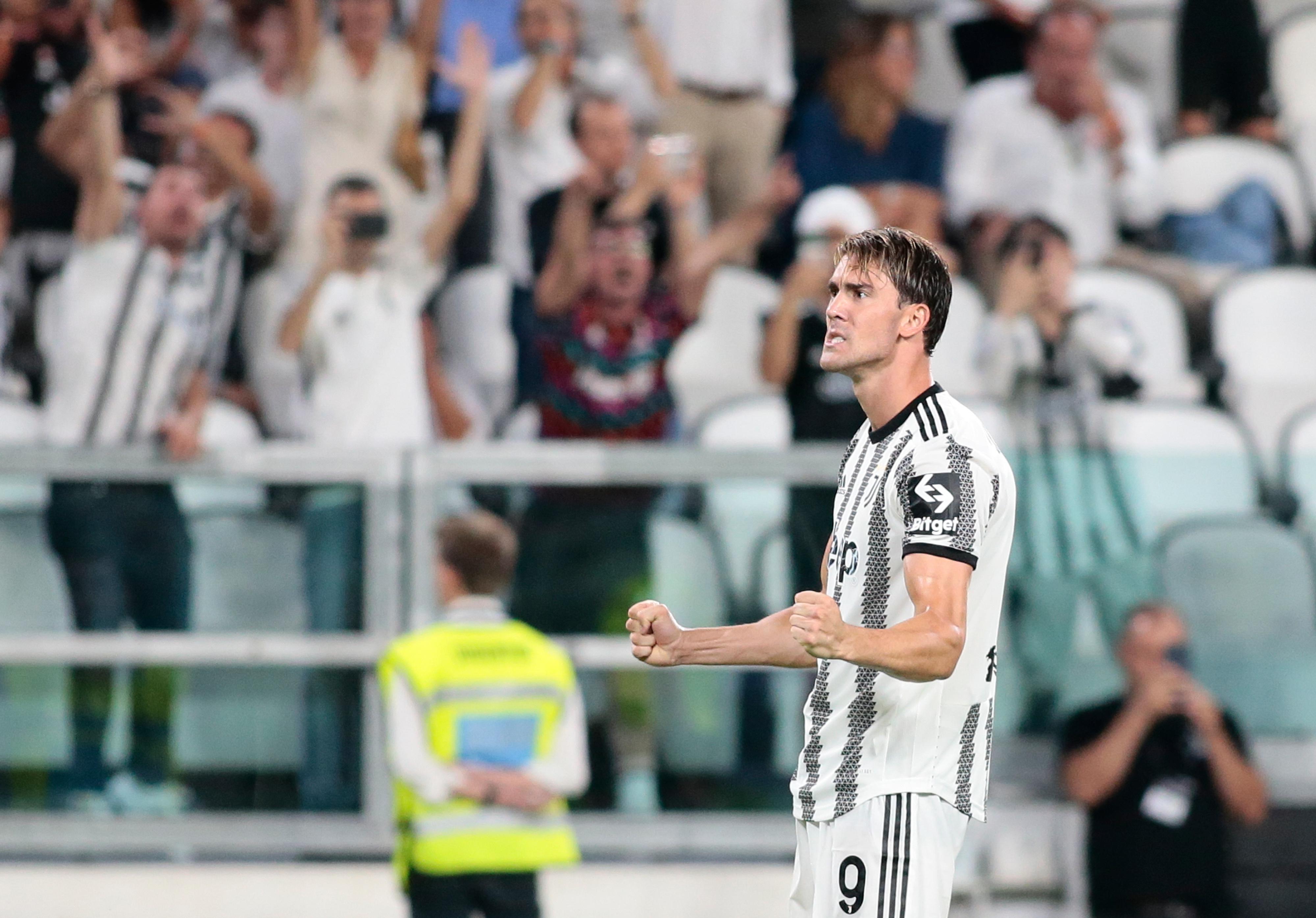 Juve-Sassuolo 3-0, gol Di Maria e doppietta Vlahovic