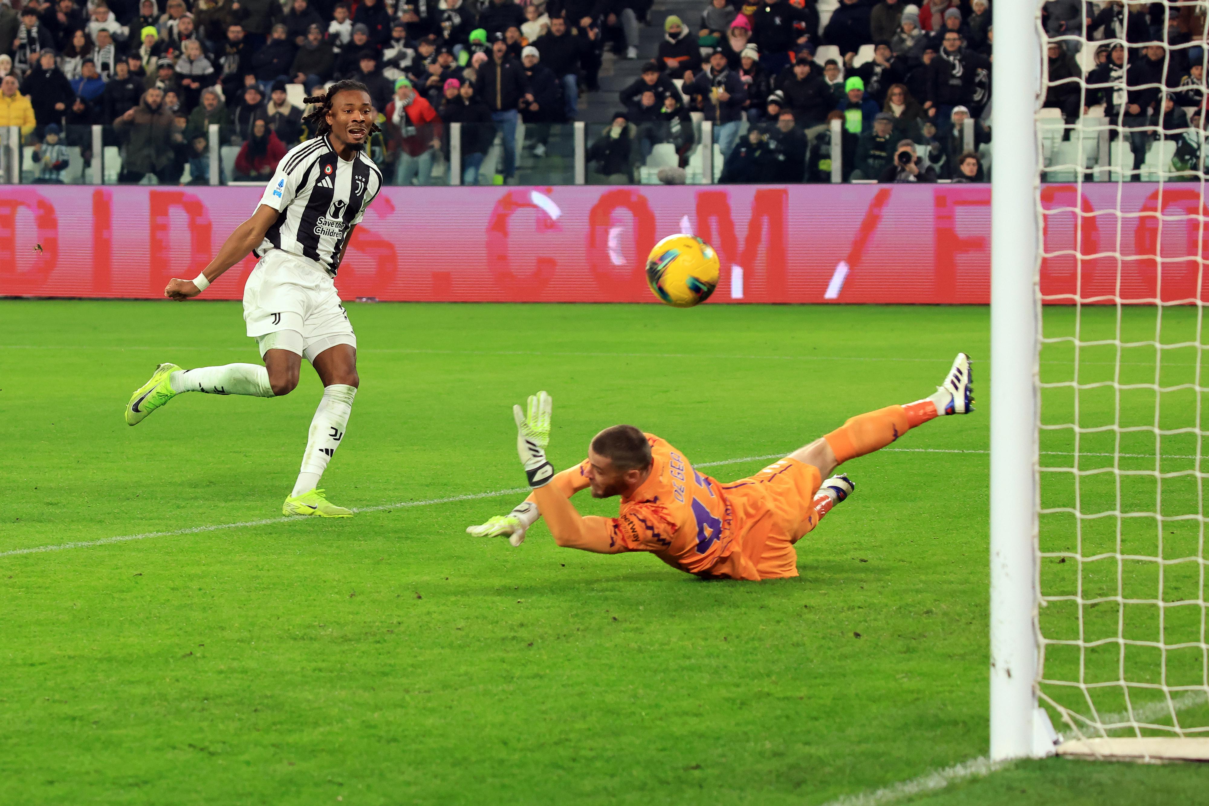 Juventus-Fiorentina 2-2, ai bianconeri non basta la doppietta di Thuram