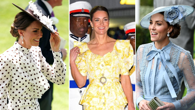 Kate Middleton, dall'abito a pois ai fiori di pizzo: i look più iconici