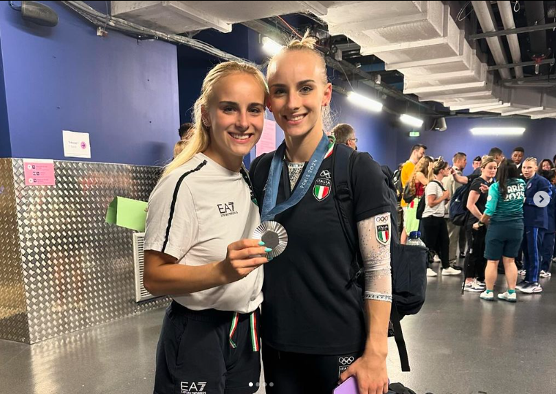La dolce dedica di Asia D'Amato alla gemella Alice, oro a Parigi 2024