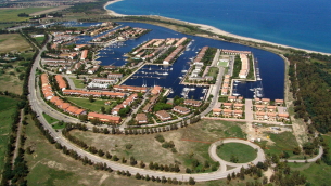 Veduta aerea dei Laghi di Sibari