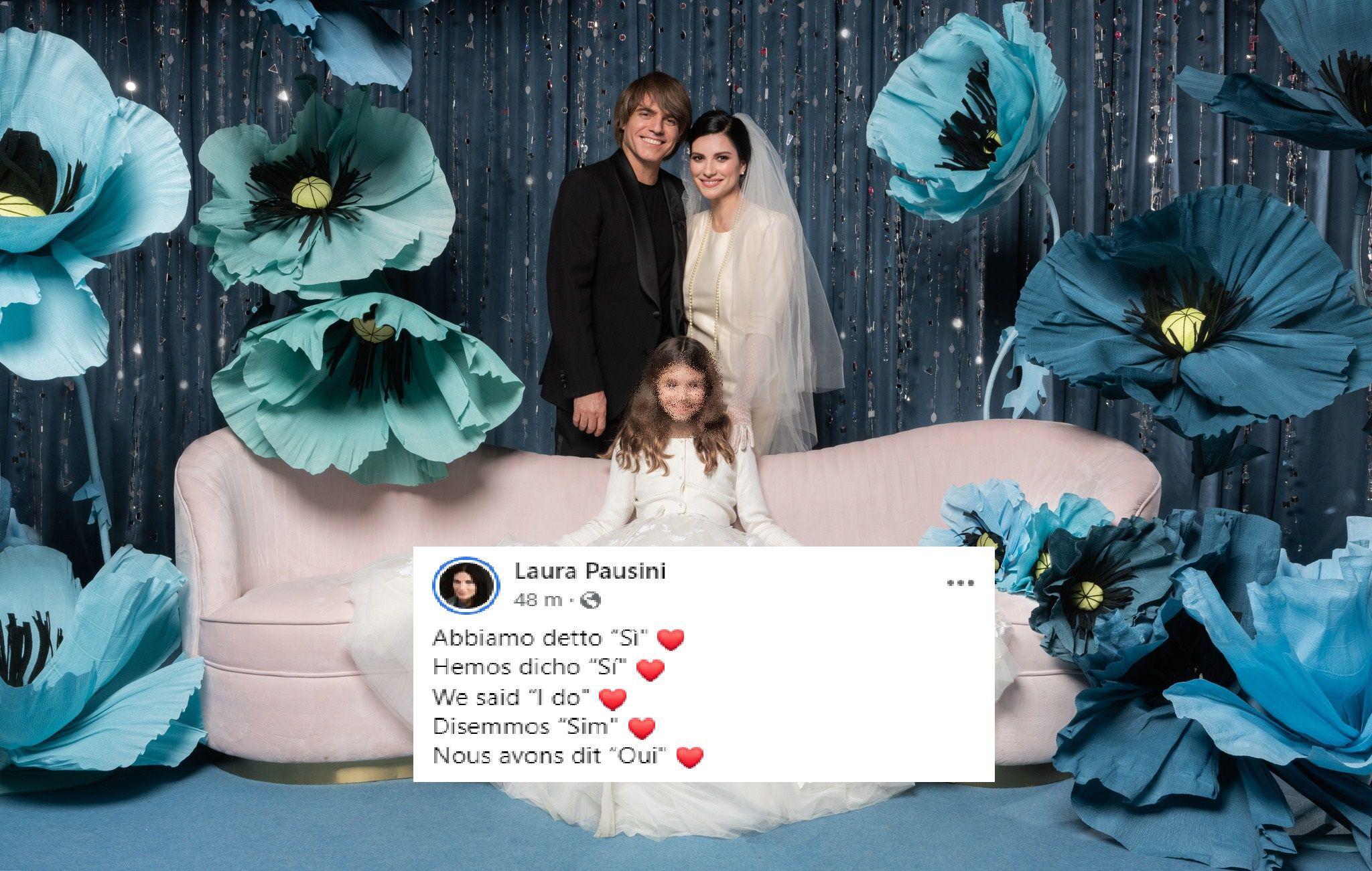 Laura Pausini e Paolo Carta si sono sposati