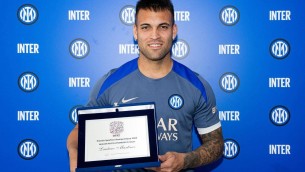 Lautaro Martínez riceve Premio Stampa Estera 2025: "Felice e onorato per questo riconoscimento"