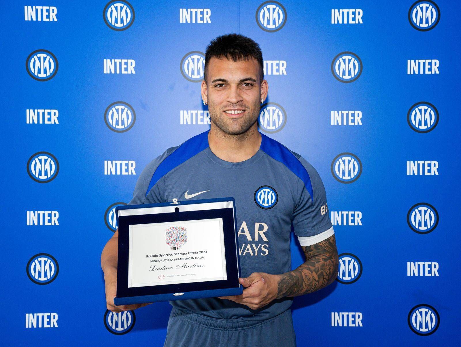 Lautaro Martínez riceve Premio Stampa Estera 2025: "Felice e onorato per questo riconoscimento"