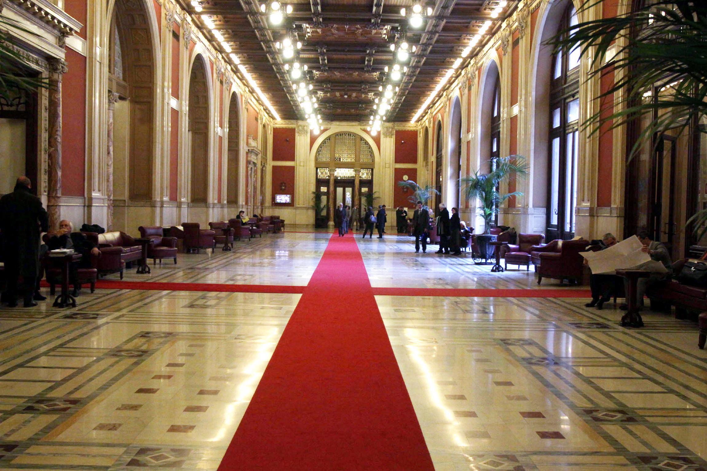 Lavori in corso a Montecitorio, riapre il Transatlantico