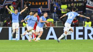 Lazio-Samp 2-0, gol di Patric e 'perla' di Luis Alberto