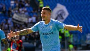 Lazio-Spezia 4-0, doppietta di Milinkovic