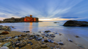 La fortezza aragonese a Le Castella di Isola Capo Rizzuto (Crotone) fotografata da Mario Greco