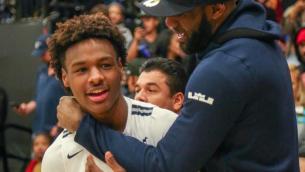 LeBron: "L'ultima volta che ho giocato con mio figlio ho spaccato il tabellone"