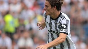Lecce-Juve 0-1, gol del baby Fagioli