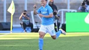 Lecce-Napoli 0-1, gol di Raspadori e Conte vede lo scudetto