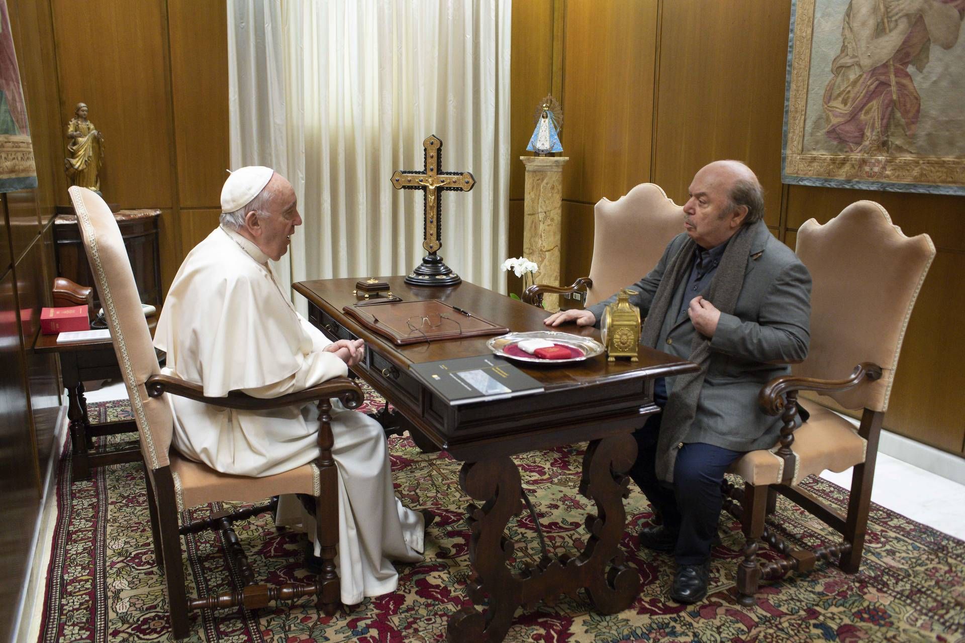Lino Banfi a Domenica In: "Papa Francesco era mio fratello minore"