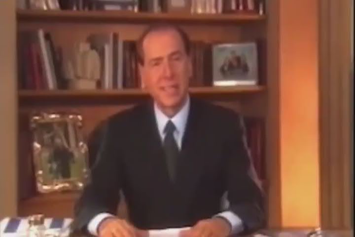 "L'Italia è il Paese che amo", 30 anni fa il discorso della 'discesa in campo' di Berlusconi - Video