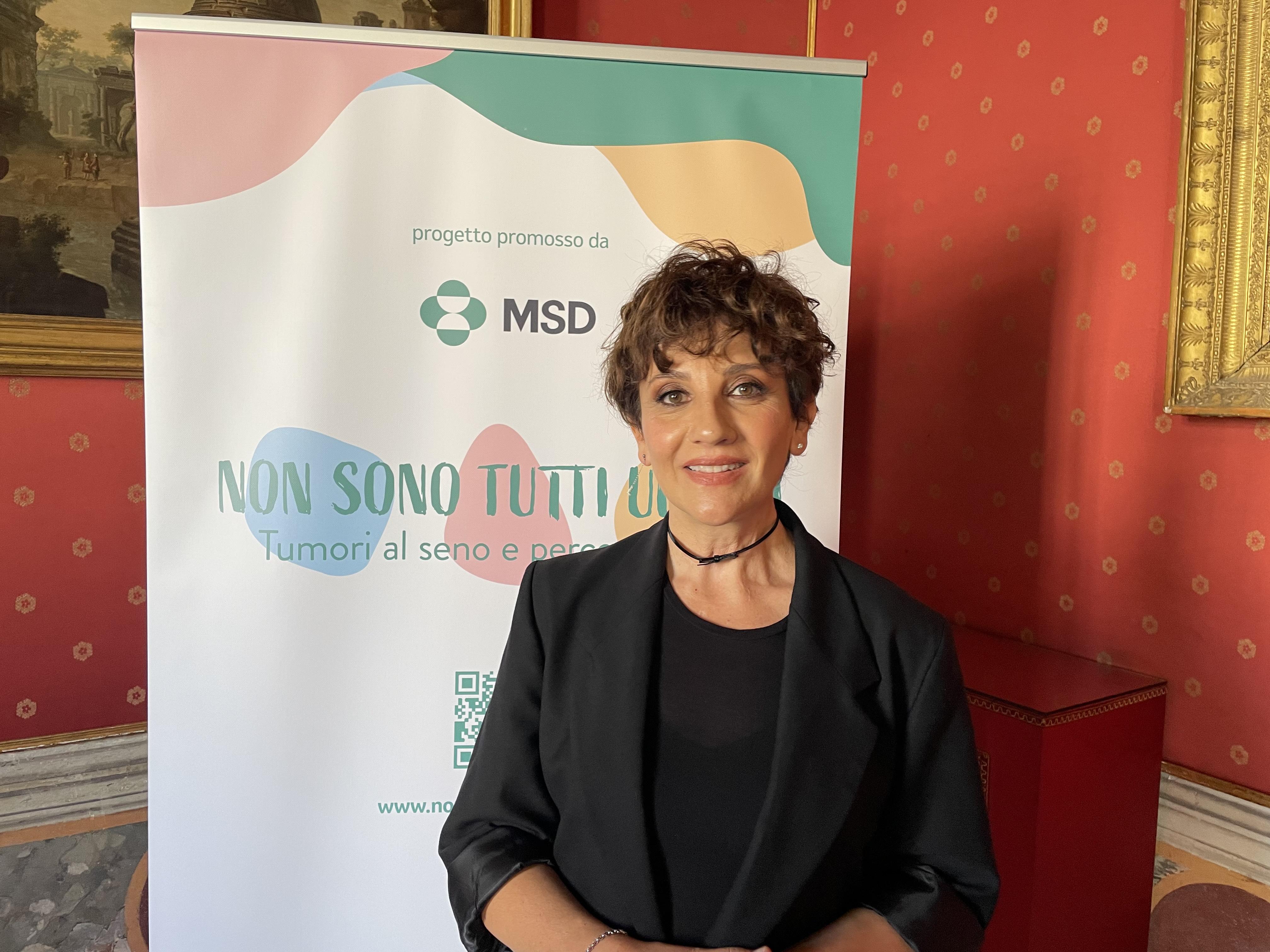 Lucia Ocone: "Da attrice felice di parlare di prevenzione alle più giovani"