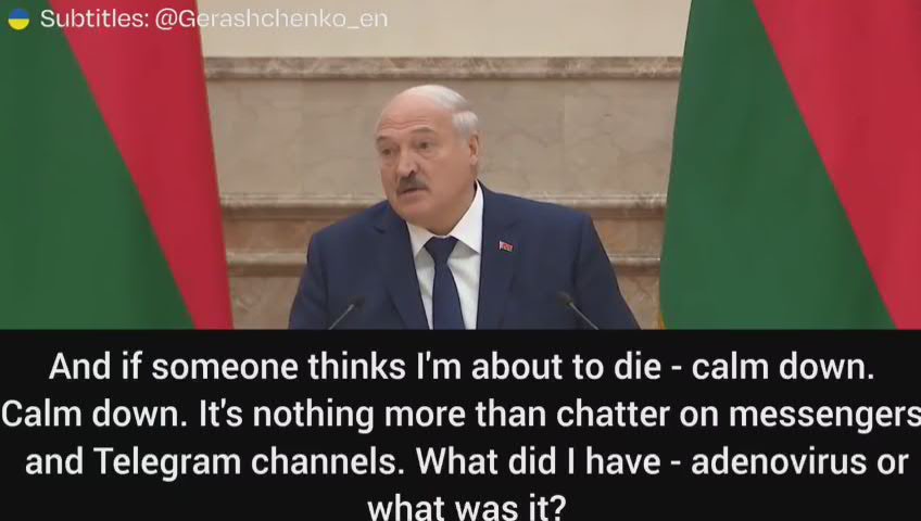 Lukashenko: "Non sto per morire, dovete soffrire con me" - Video