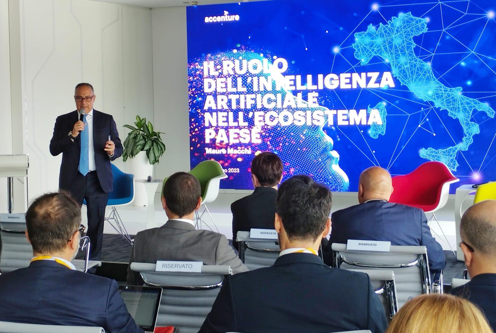 Macchi (Accenture): "Aumentare uso del digitale nel settore pubblico e nelle pmi"