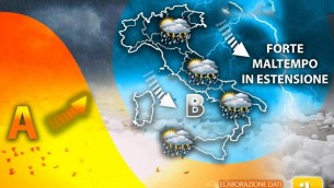 Maggio inizia con la pioggia, previsioni meteo Italia