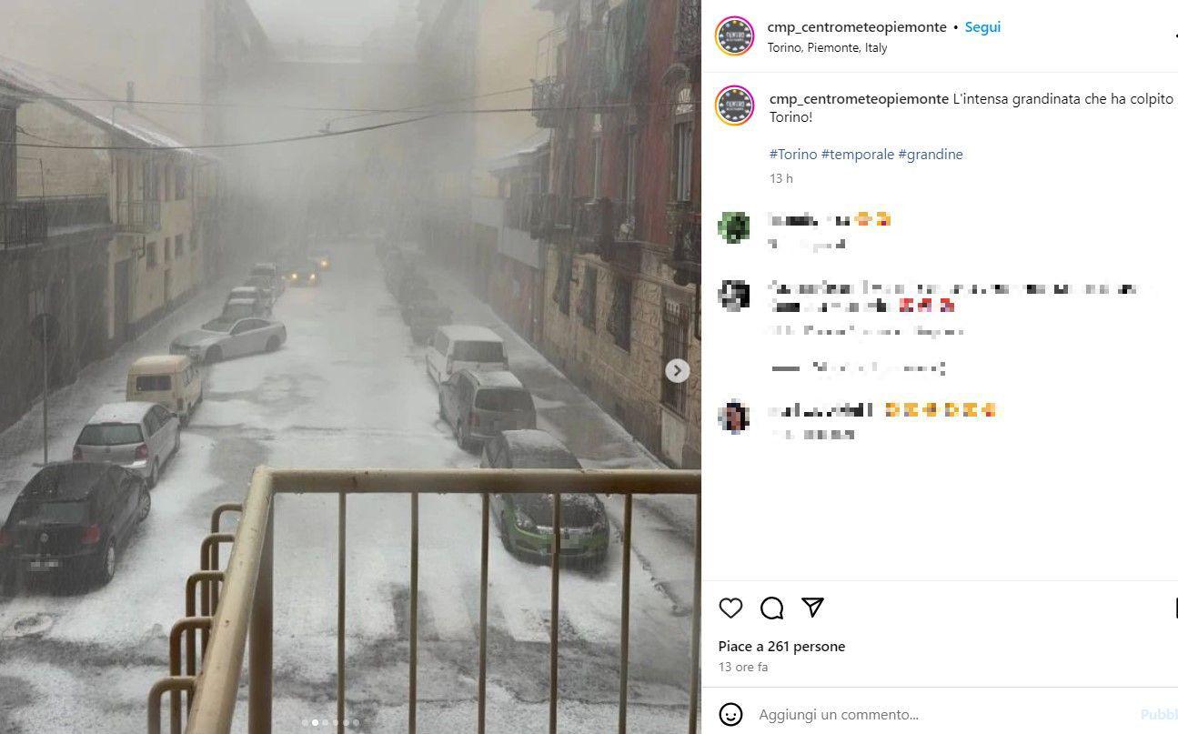 Maltempo a Torino, violenta grandinata: previsioni oggi e domani - Video
