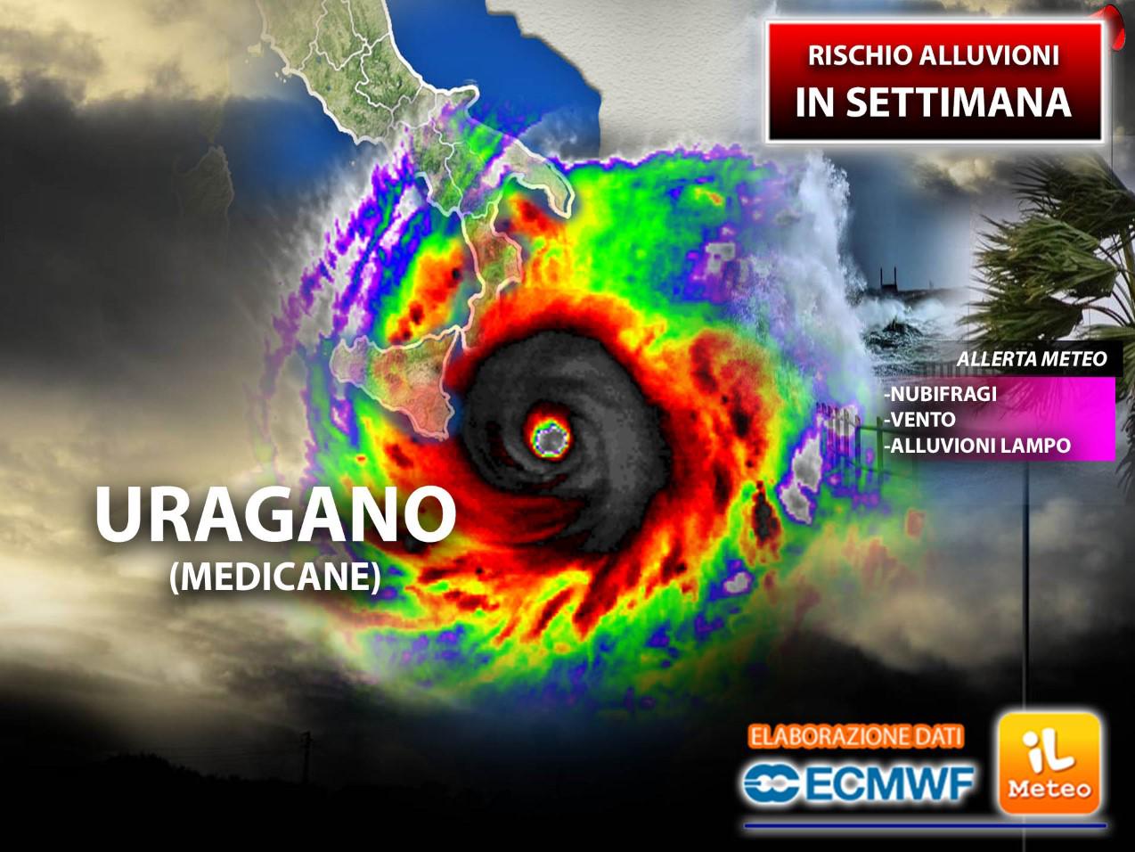 Maltempo al Sud e rischio alluvioni, il meteo della settimana