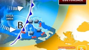 Maltempo ancora da Nord a Sud, poi cambia tutto: previsioni Italia