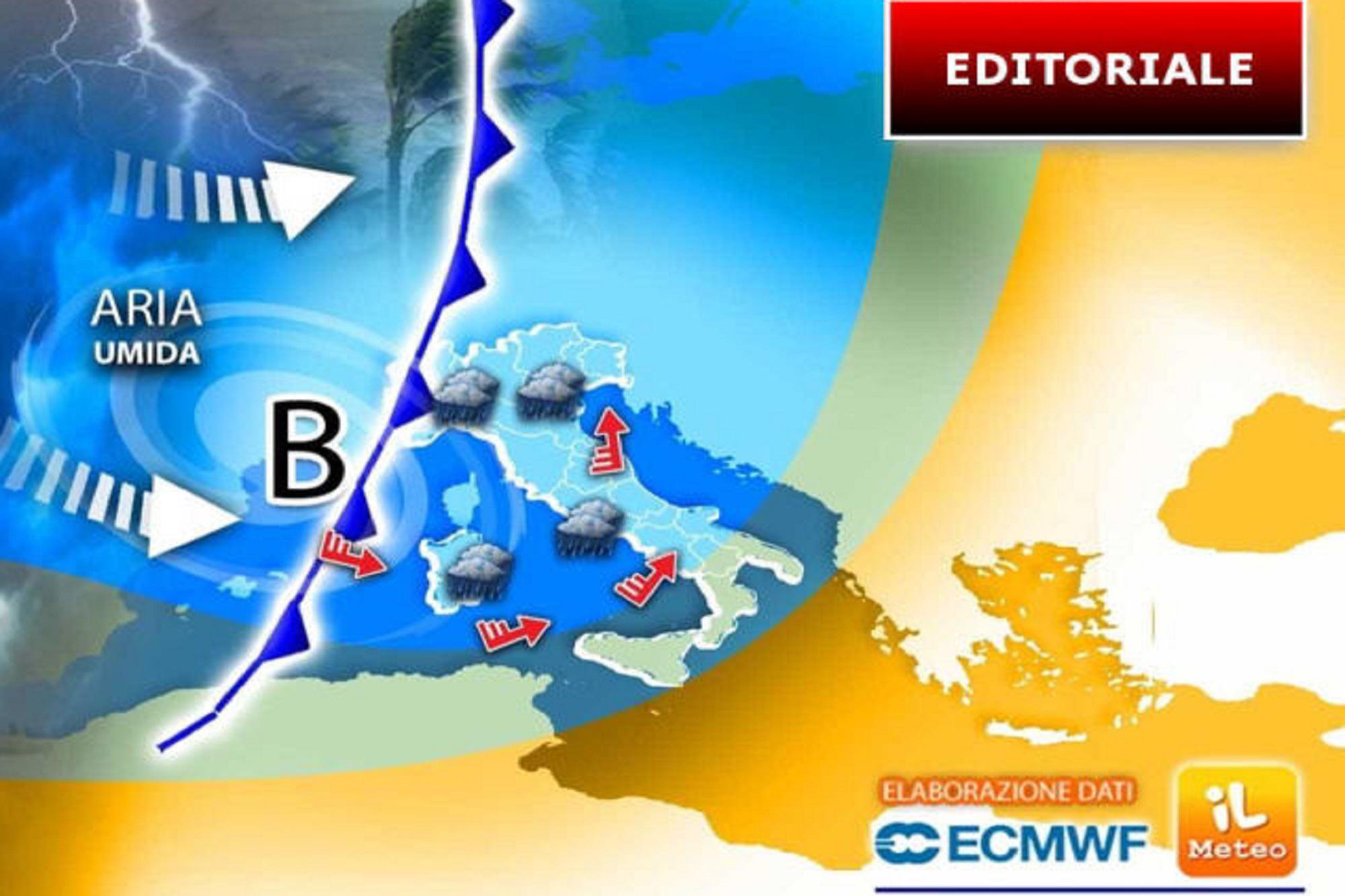 Maltempo ancora da Nord a Sud, poi cambia tutto: previsioni Italia
