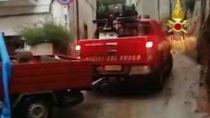 Maltempo in Campania, fango e allagamenti