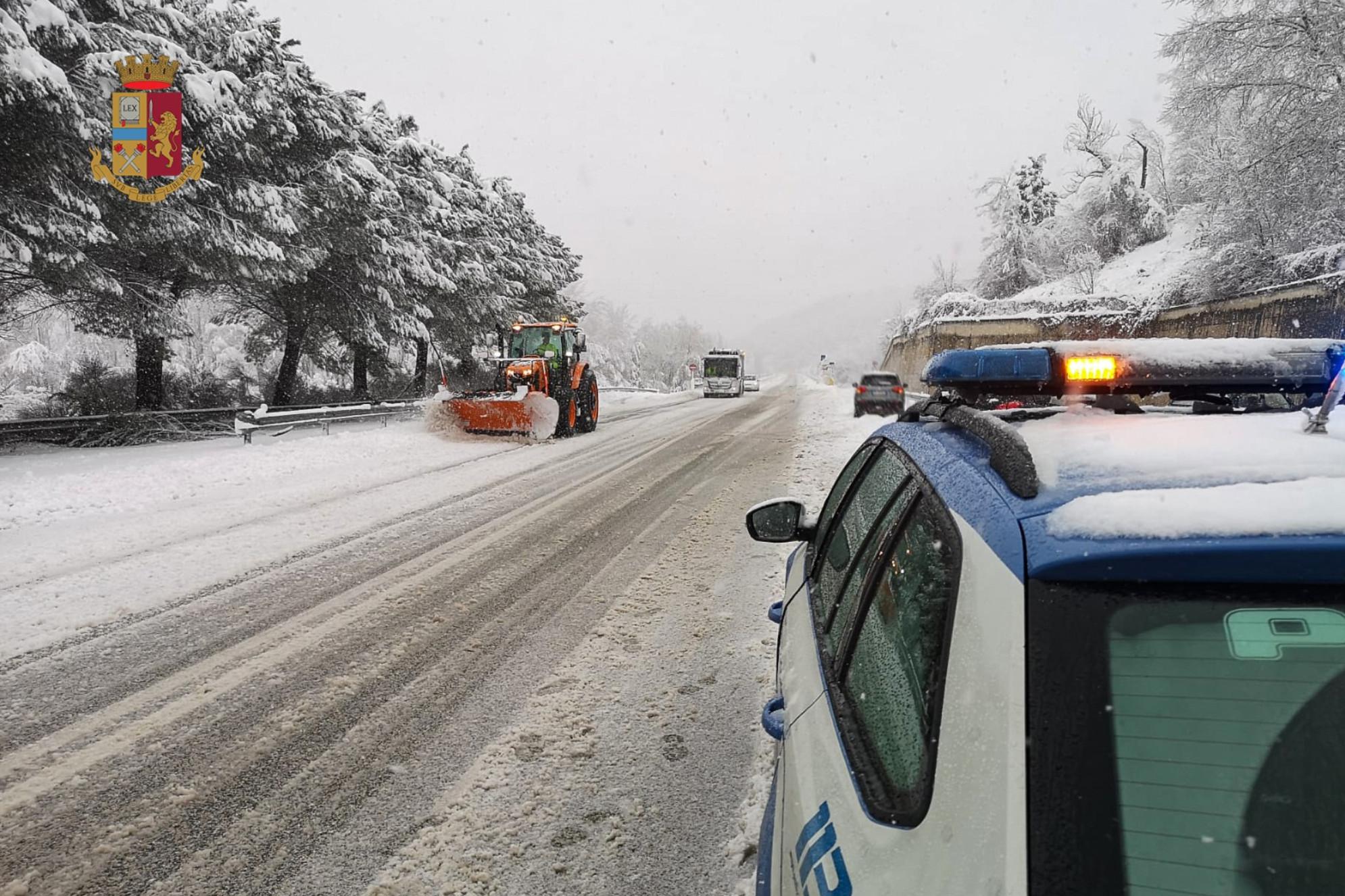 Maltempo in Italia, neve e gelo