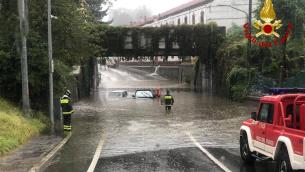 Maltempo in Lombardia, tromba d'aria e allagamenti - Video