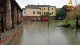 Maltempo in Veneto, allagamenti e danni tra Padova e Rovigo