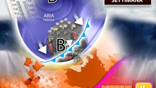 Maltempo Italia, violenta ondata di piogge con rischio alluvioni: previsioni della settimana