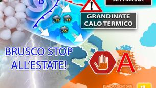 Maltempo sull'estate, cosa succede da lunedì 12 luglio
