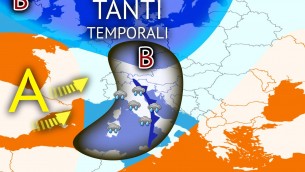 Maltempo sull'Italia ancora oggi e domani, ma nel weekend torna il sole