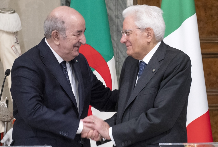 Mattarella incontra Presidente Algeria: "Amicizia solida e strategica"